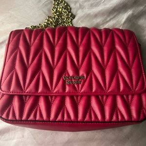 Hot pink Victoria’s Secret bag
